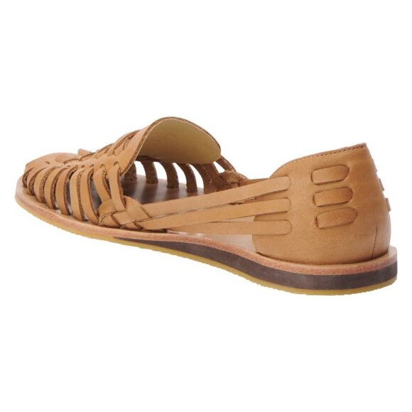 🆕NISOLO Huarache Moccasins Loafers Shoes Cushioned Almond (Tan) Leather 6.5 - Picture 2 of 14